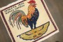 Turkish Rooster Rug Dated 1974 No. j5299