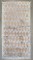 Turkish Konya Tulu Geometric Diamond Lattice Shag Rug No. j5309