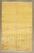 Pair of Yellow Vintage Turkish Tulu Chevron Rugs No. j5313