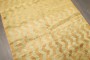 Pair of Yellow Vintage Turkish Tulu Chevron Rugs No. j5313