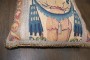 17th Century Flemish Tapestry Fragment Pillow with Allegorical Classical Maiden No. j5341