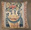 17th Century Flemish Tapestry Fragment Pillow with Allegorical Classical Maiden No. j5341