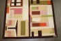 Mid-Century Modern Swedish Style Geometric Abstract Tapestry No. j5347
