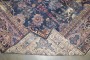 Antique Worn Navy Yazd Rug No. j5349