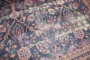 Antique Worn Navy Yazd Rug No. j5349