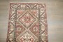 Geometric Brown Antique Persian Hamadan Rug No. j5352