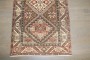 Geometric Brown Antique Persian Hamadan Rug No. j5352