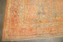 Worn Late 19th Century Turkish Oushak Rug No. j5363