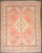 Large Antique Turkish Oushak in Salmon Pink  No. j5402