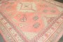 Large Antique Turkish Oushak in Salmon Pink  No. j5402