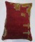 Red Antique Oushak Rug Pillow No. p1392