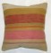 Striped Kilim Turkish Pillow No. p1530
