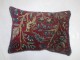 Red Pictorial Tabriz Rug Pillow No. p2009