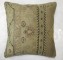 Vintage Turkish Oushak Rug Pillow No. p2476