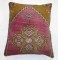 Bright Pink Turkish Floor Rug Pillow No. p2553