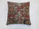 Worn Antique Persian Mahal Rug Pillow No. p2646
