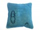 Bright Blue Overdye Pillow No. p3228