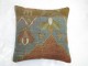 Decorative Oushak Rug Pillow No. p3295