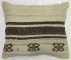 Brown Beige Kilim Pillow No. p3310