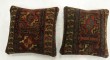 Pair of Persian Bidjar Rug Pillows No. p3827