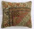 Orange Antique Karabagh Rug Pillow No. p4173