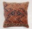 Square Antique Turkeman Rug Pillow No. p4592