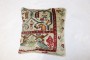 Antique Turkish Ghiordes Rug Pillow No. p4726