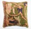 Green Sultanabad Antique Rug Pillow No. p4847