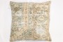 Worn Hamedan Large Rug Pillow No. p4940