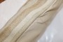 Striped Kilim Brown White Pillow No. p4965