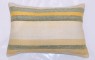 Large Indian Dhurrie Rug Pillow No. p4977