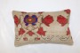 Floral Turkish Kars Rug Pillow No. p4979