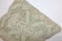 Soft Green Antique Persian Rug Pillow No. p4981