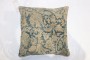 Blue Floral Persian Kerman Rug Pillow No. p5021