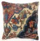 Lavar Kerman Antique Persian Rug Pillow No. p5056