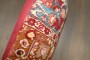 Red Turkish Sivas Rug Pillow No. p5072