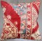 Red Turkish Sivas Rug Pillow No. p5072