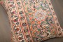 Antique Light Green Mahal Square Rug Pillow No. p5085