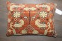 Brown Persian Heriz Rug Pillow No. p5096