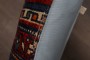 Persian Kurd Antique Rug Pillow No. p5198