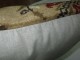 Large Camel Color Floral Turkish Pillow No. p783