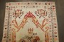 Ivory Antique Turkish Ghiordes Rug No. r1281