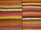 Colorful Striped Gallery Size Kilim No. r2148
