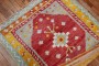 Colorful Turkish Tulu Scatter Square Rug No. r4769