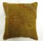 Green Antique Oushak Rug Pillow No. r4875p