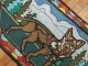 American Hooked Dog Rug No. r4941