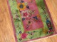 Bright Pink Chinese Art Deco Rug No. r5013