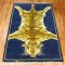 Vintage Indian Tiger Rug No. r5070