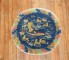 Small Chinese Round Pictorial Rug No. r5175