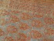 Blue Terracotta Square Antique Afshar Rug No. r5204